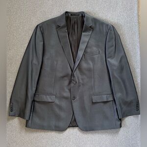Calvin Klein men’s 48R 2‎ button dual vent grey blazer jacket